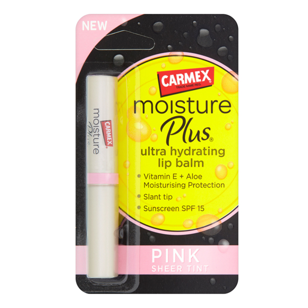 Купить бальзам для губ Carmex Moisture Plus Ultra Hydrating Lip Balm Pink Sheer Tint SPF 15