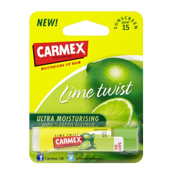 Купить бальзам для губ Carmex Ultra Smooth Lime Twist Lip Balm Stick SPF15