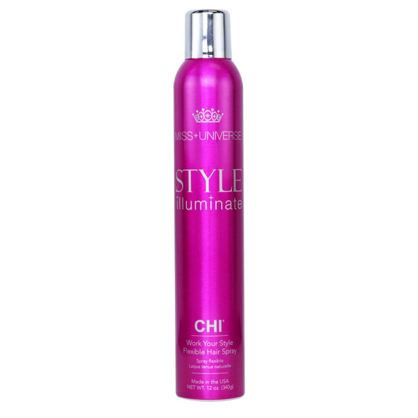 Купить лак для волос CHI Miss Universe Style Illuminate Work Your Style Flexible Hair Spray