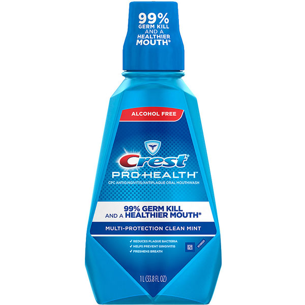 Купить ополаскиватель для рта Crest Pro Health Advantage Alcohol Free Mouthwash Multi-protection Smooth Mint