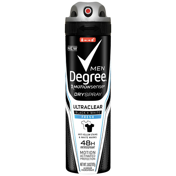 Купить дезодорант для мужчин Degree Men UltraClear Black & White Fresh Antiperspirant Dry Spray