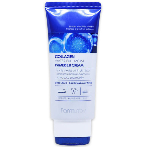Купить ВВ-праймер FarmStay Collagen Water Full Moist Primer B.B Cream SPF50+/PA+++