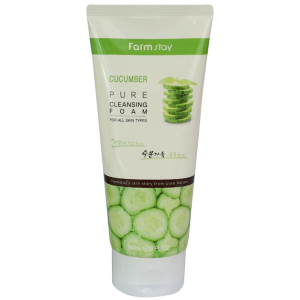 Купить пенку для умывания FarmStay Cucumber Pure Cleansing Foam