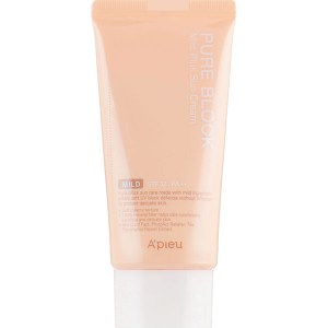 Купить солнцезащитный крем для лица A’pieu Pure Block Mild Plus Sun Cream SPF32 PA++