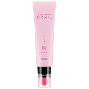 Купить крем для рук и бальзам для губ A’pieu Perfume Signal Hand Cream & Lip Balm Peony