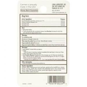 Состав бальзама для губ Carmex Ultra Smooth Vanilla Lip Balm Stick SPF 15 