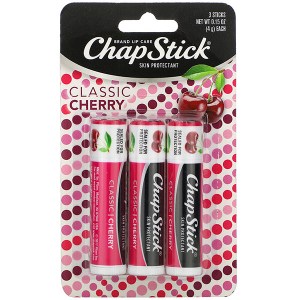 Купить бальзам для губ ChapStick Classic Cherry Flavor Skin Protectant Flavored Lip Balm 3 pcs