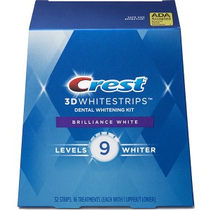 Купить полоски для зубов Crest 3D Whitestrips Brilliance White Teeth Whitening Kit 32pcs