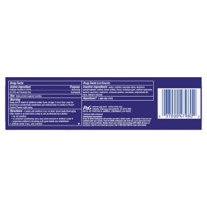 Состав Crest 3D White Charcoal Whitening Toothpaste