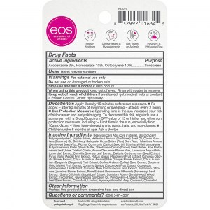 Состав бальзама для губ EOS Visibly Soft Lip Balm Sphere Aloe SPF30 
