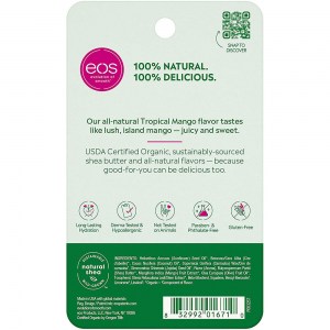 Состав бальзама для губ EOS Visibly Soft Lip Balm Sphere Tropical Mango 
