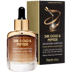 Купить сыворотку для лица FarmStay 24K Gold & Peptide Signature Ampoule Киев, Украина