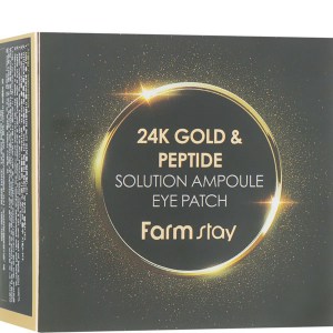 Купить патчи для глаз FarmStay 24K Gold Peptide Solution Ampoule Eye Patch Киев, Украина