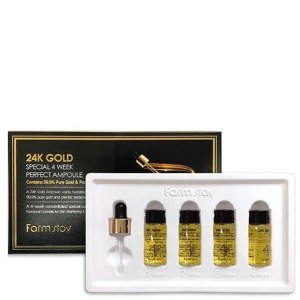 Купить курс сывороток FarmStay 24K Gold Special 4 Week Perfect Ampoule