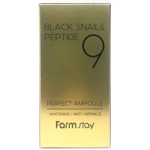 Купить сыворотку для лица FarmStay Black Snail Peptide 9 Perfect Ampoule Киев, Украина