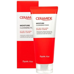 Купить пенку для умывания FarmStay Ceramide Moisture Cleansing Foam Киев, Украина
