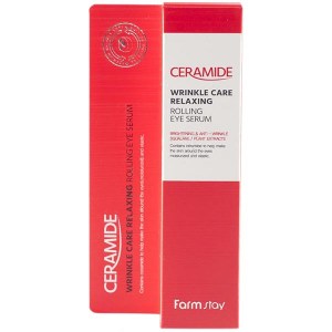 Купить сыворотку для глаз FarmStay Ceramide Wrinkle Care Relaxing Rolling Eye Serum Киев, Украина