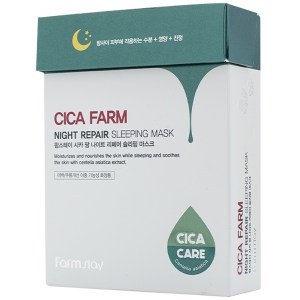 Купить маску для лица FarmStay Cica Farm Night Repair Sleeping Mask Киев, Украина