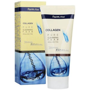 Купить пенку для умывания FarmStay Collagen Pure Cleansing Foam Киев, Украина