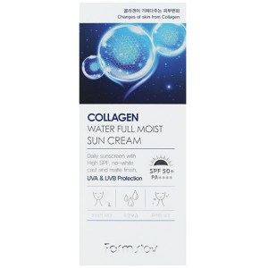 Купить солнцезащитный крем для лица FarmStay Collagen Water Full Moist Sun Cream SPF50+ PA++++ Киев, Украина