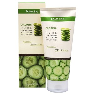 Купить пенку для умывания FarmStay Cucumber Pure Cleansing Foam Киев, Украина