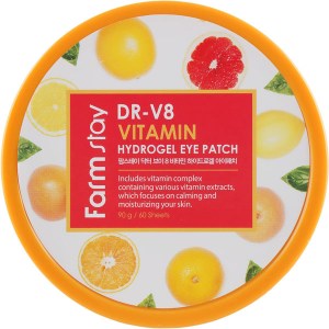Купить патчи для глаз FarmStay Dr.V8 Vitamin Hydrogel Eye Patch