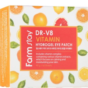 Купить патчи для глаз FarmStay Dr.V8 Vitamin Hydrogel Eye Patch Киев, Украина