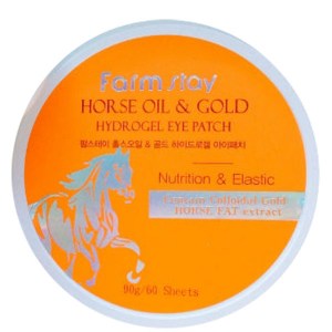 Купить патчи для глаз FarmStay Horse Oil & Gold Hydrogel Eye Patch