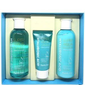 Купить набор для лица FarmStay Hyaluronic Acid Super Aqua Skin Care 3 Set Киев, Украина