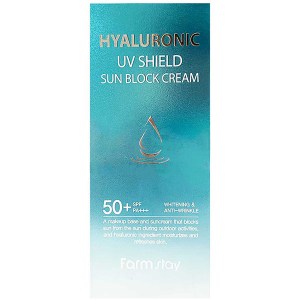 Купить солнцезащитный крем для лица FarmStay Hyaluronic UV Shield Sun Block Cream SPF50+ PA+++ Киев, Украина