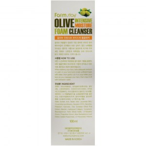 Состав пенки для умывания FarmStay Olive Intensive Moisture Foam Cleanser