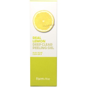 Купить пилинг-гель для лица FarmStay Real Lemon Deep Clear Peeling Gel Киев, Украина
