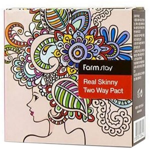 Купить крем-пудру для лица FarmStay Real Skinny Two Way Pact + Refill Киев, Украина
