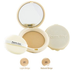 Цвета крем-пудры для лица FarmStay Real Skinny Two Way Pact + Refill