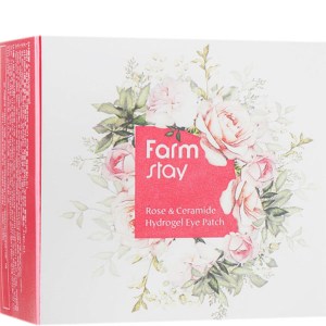 Купить патчи для глаз FarmStay Rose Ceramide Hydrogel Eye Patch Киев, Украина