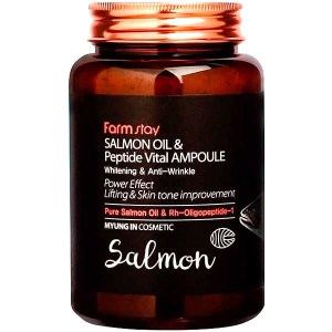 Купить ампульную сыворотку для лица FarmStay Salmon Oil Peptide Vital Ampoule