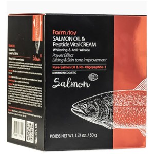 Купить крем для лица FarmStay Salmon Oil Peptide Vital Cream Киев, Украина