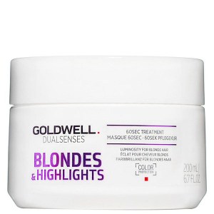 Купить маску для волос Goldwell Dualsenses Blondes Highlights 60 Sec Treatment