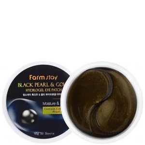 Купить патчи FarmStay Black Pearl & Gold Hydrogel Eye Patch Киев, Украина