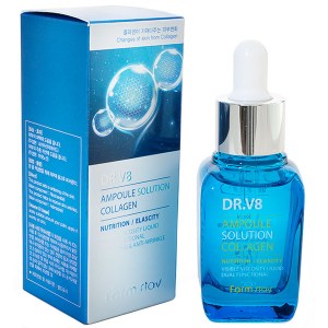 Купить сыворотку для лица FarmStay DR.V8 Ampoule Solution Collagen Киев, Украина