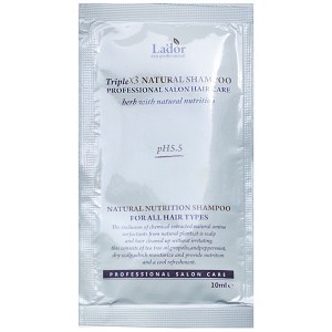 Купить шампунь для волос 10 мл Lador Triplex Natural Shampoo 10 ml