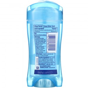 Состав дезодоранта-антиперспиранта Secret Classic Cocoa Butter Clear Gel Antiperspirant 