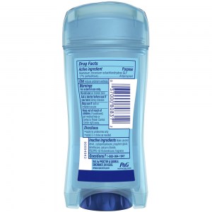 Состав дезодоранта-антиперспиранта Secret Outlast Unscented Clear Gel Antiperspirant 