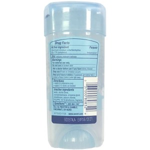 Состав Secret Outlast The Gym Sport Fresh Gel Antiperspirant