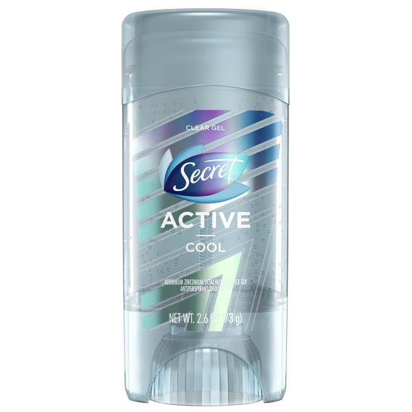 Купить дезодорант Secret Cool Scent Active Clear Gel Antiperspirant
