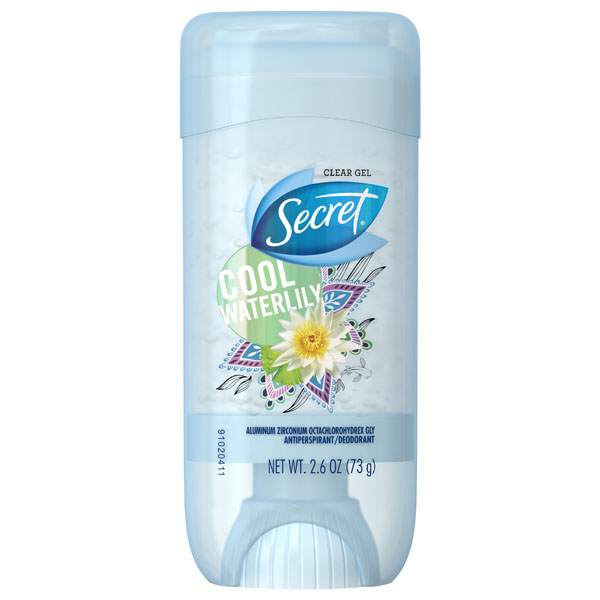Купить дезодорант Secret Cool WaterLily Clear Gel Antiperspirant