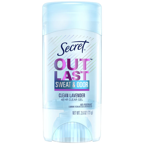Купить дезодорант Secret Outlast Sweat & Odor Clean Lavander Clear Gel Antiperspirant