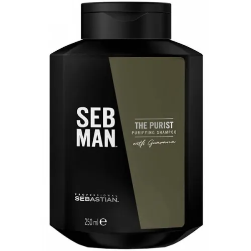 Очищаючий шампунь для волосся Sebastian Seb Man Purist Purifying Shampoo, 250 мл.