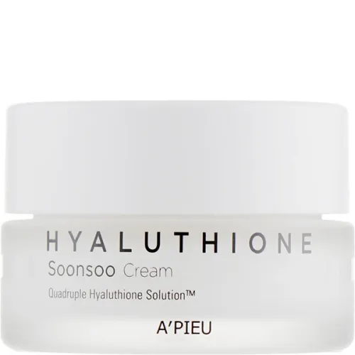 Увлажняющий крем для лица A’pieu Hyaluthione Soonsoo Cream с гиалуроновой кислотой и глутатионом, 50 мл.