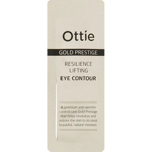Крем для відновлення та ліфтингу шкіри навколо очей Ottie Gold Prestige Resilience Lifting Eye Contour, 1 мл.